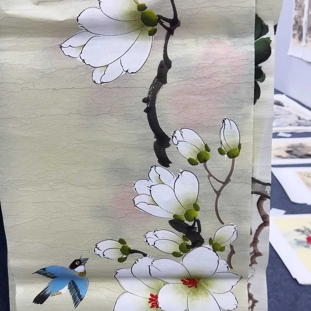 国画国画作品宣纸纯手绘