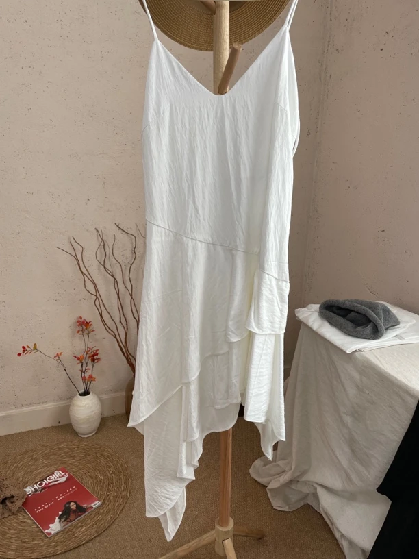 不规则吊带裙 单穿叠穿小众不撞衫