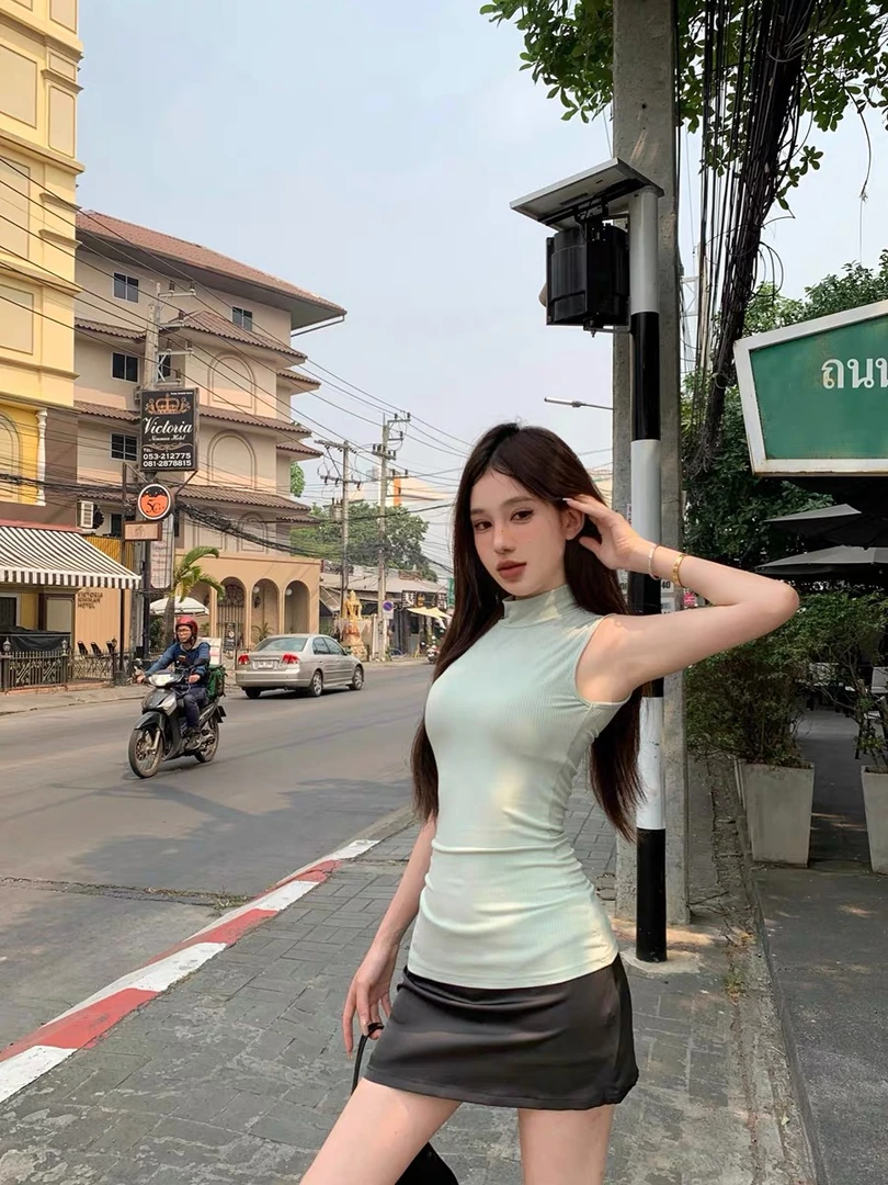 18637夏季新款女装时尚套装俩件套