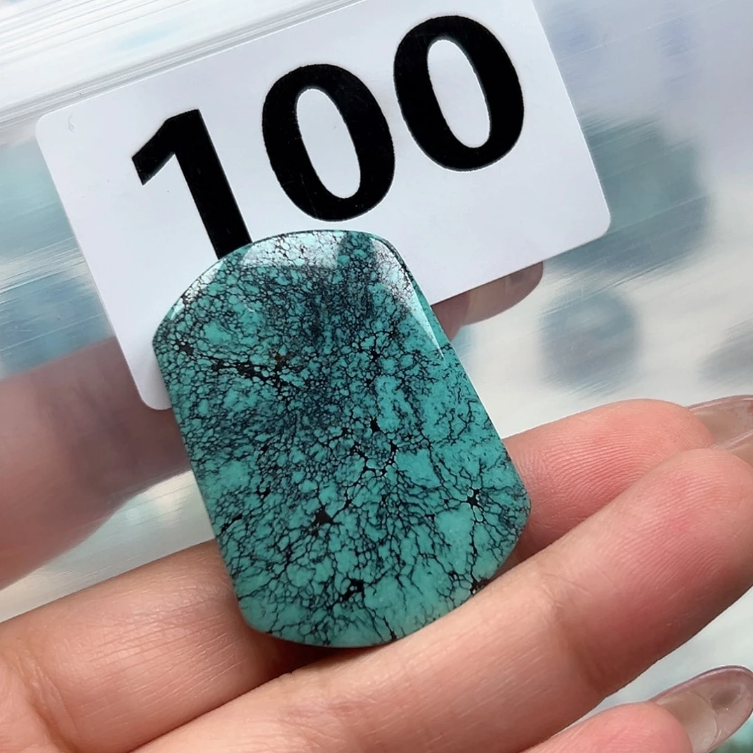 绿松石珠宝奇石未镶嵌蛛*帅