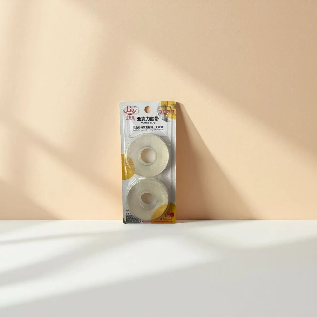 强力粘胶高粘度透明双面胶纳米材质无痕耐高温亚克力胶带透明胶带