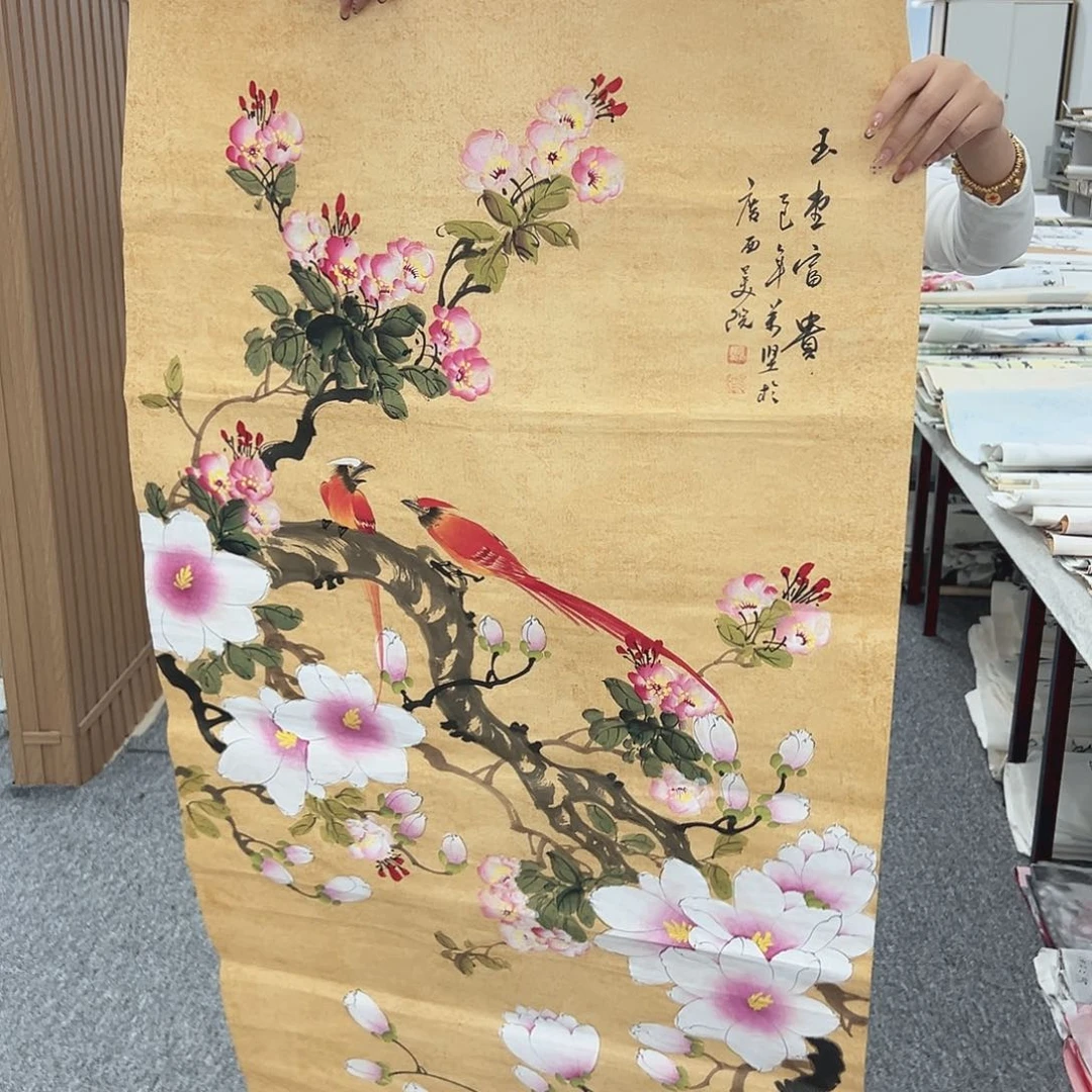 国画国画作品纯手工