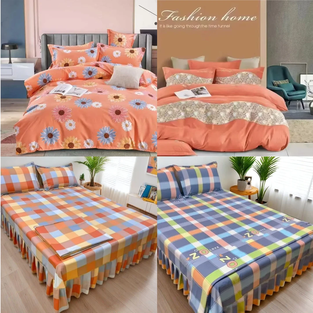 加厚磨毛斜纹暖绒棉印花四件套（简易包装介意者慎拍）