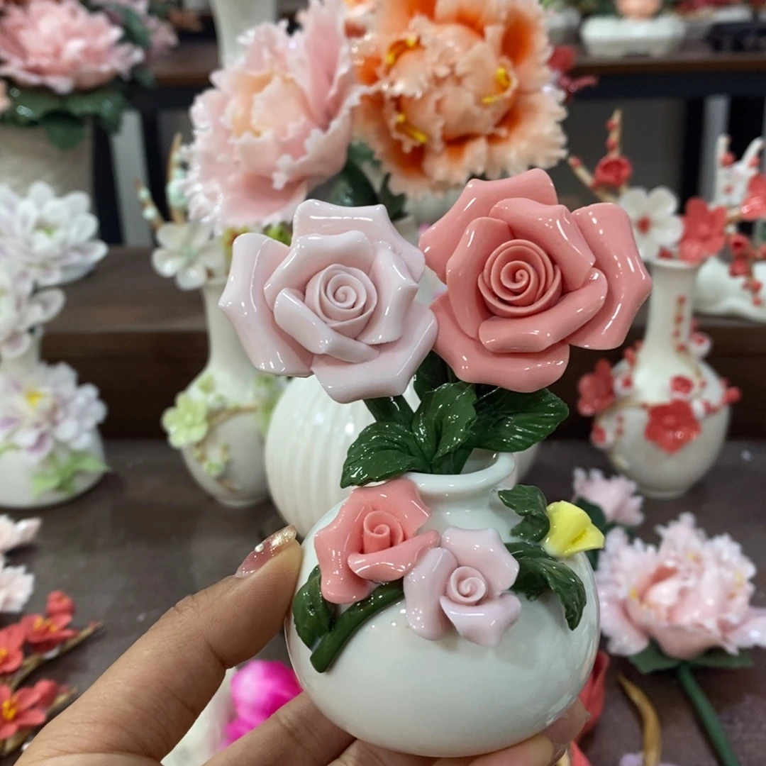 瓷片陶瓷工艺品摆件