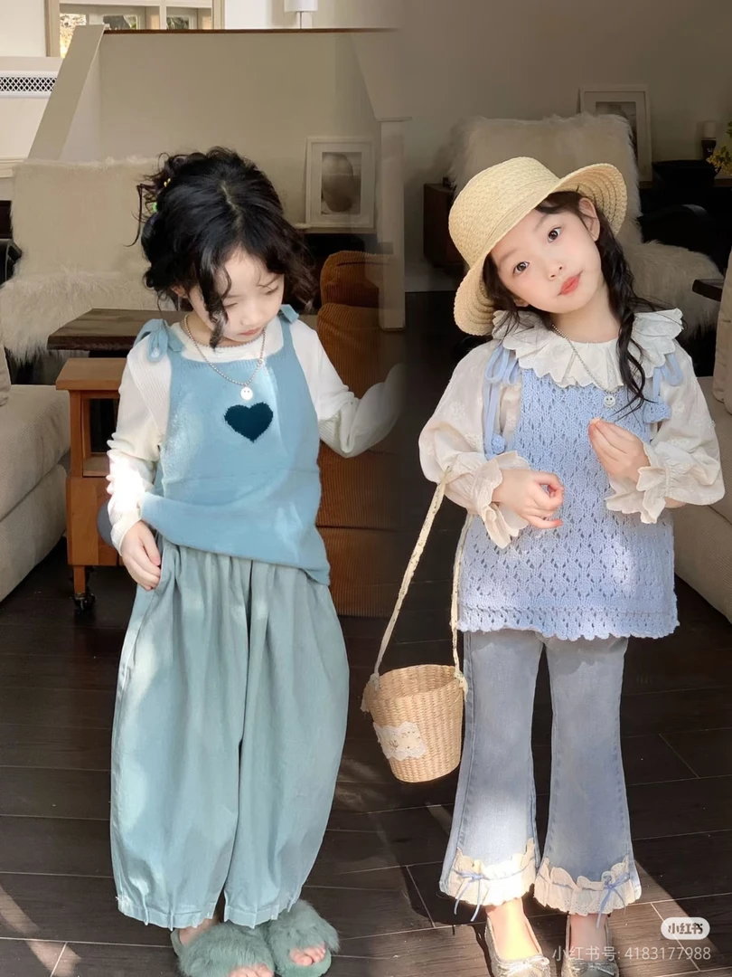 网红韩版时尚百搭女童童装宝宝