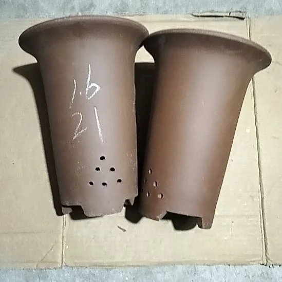 紫砂小号兰花紫泥两个