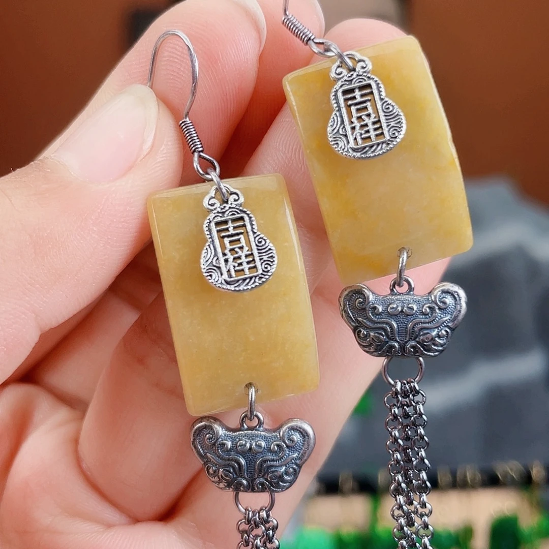 翡翠未镶嵌耳饰饰品