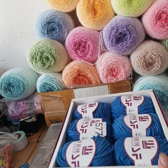 三醋酯纤维棉线2盒577号