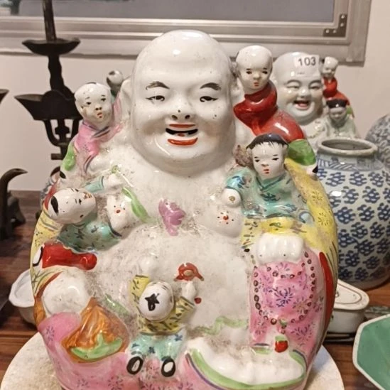 摆件粉彩陶瓷摆件青花陶瓷摆件粉彩陶瓷