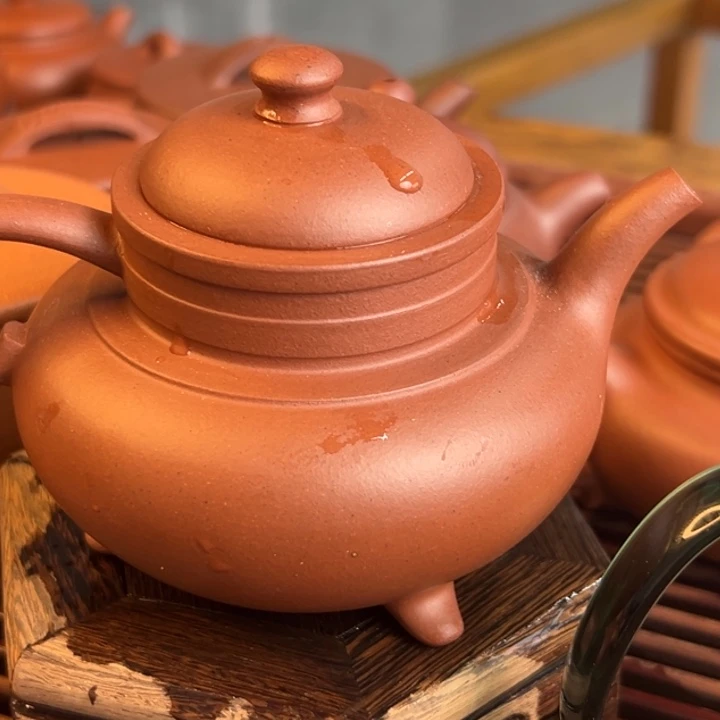 紫砂茶案紫泥奥雪200cc