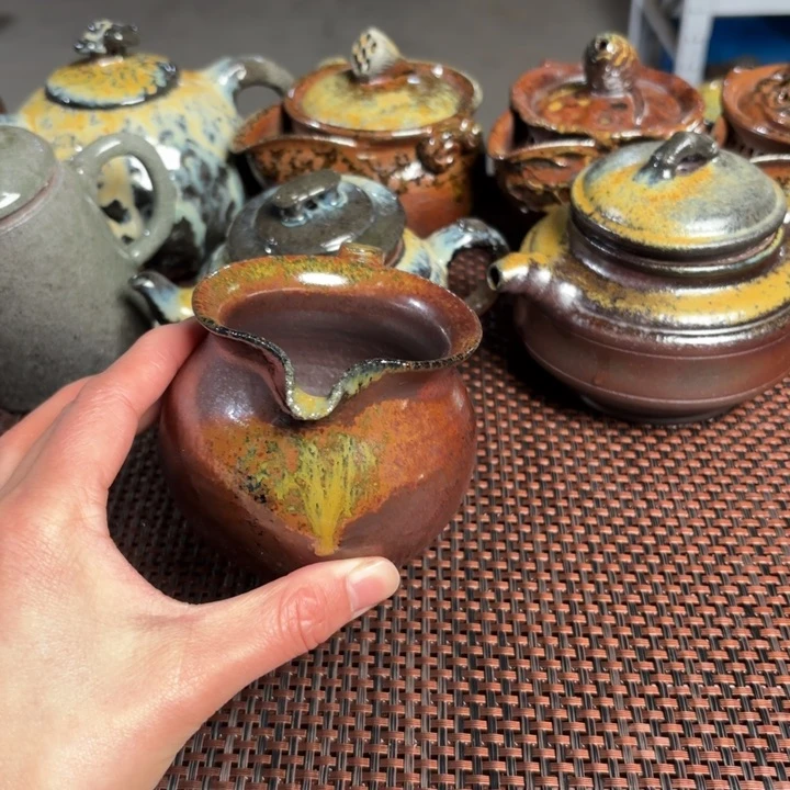 紫砂茶杯养彩功杯