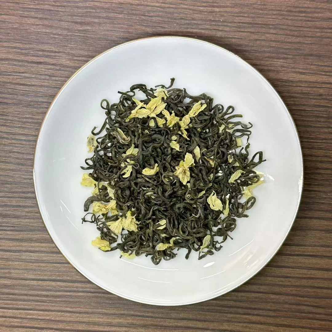 雲松山四川蒙顶山2025年新茶茉莉花茶飘雪鲜香甘甜清新花香A款