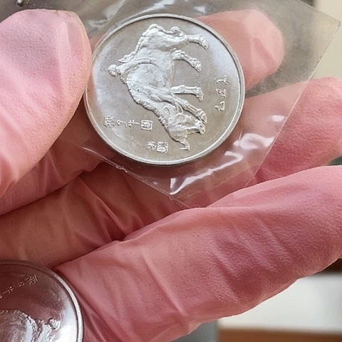 其他普通金属铝牛纪念章