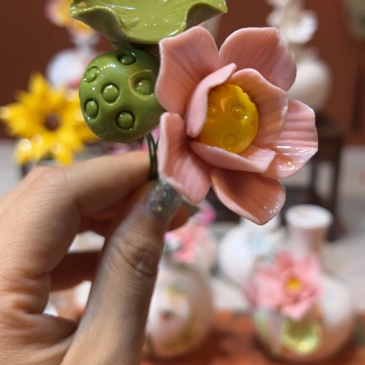 摆件手工精致陶瓷摆件