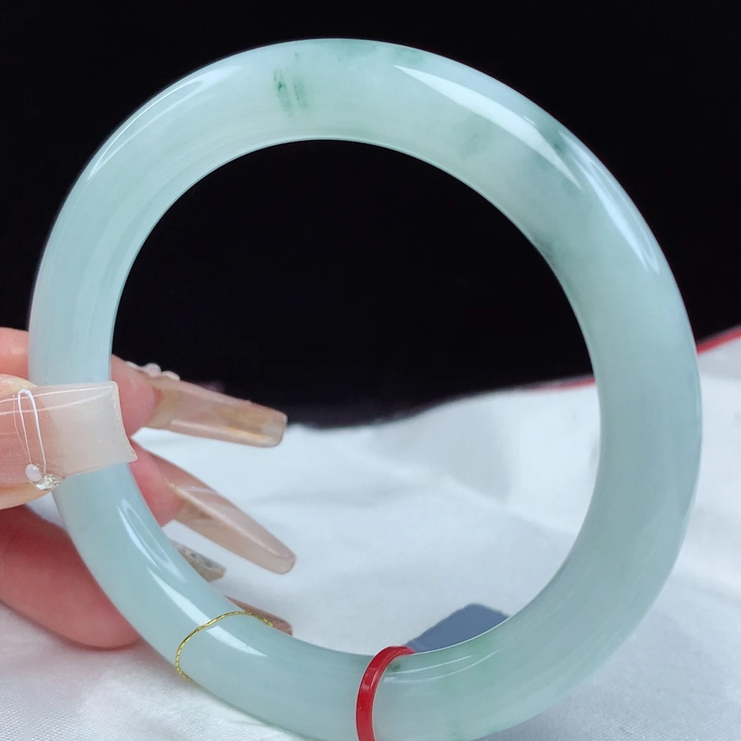 翡翠手镯（圆镯）未镶嵌57圆条2549