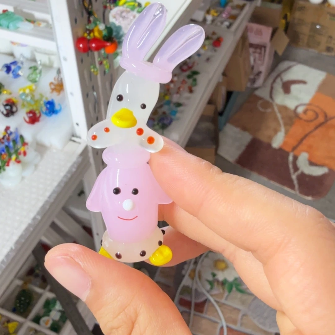 琉璃手工艺品小鸭子