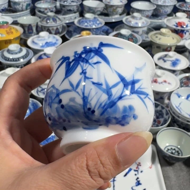 景德镇手工手绘杯