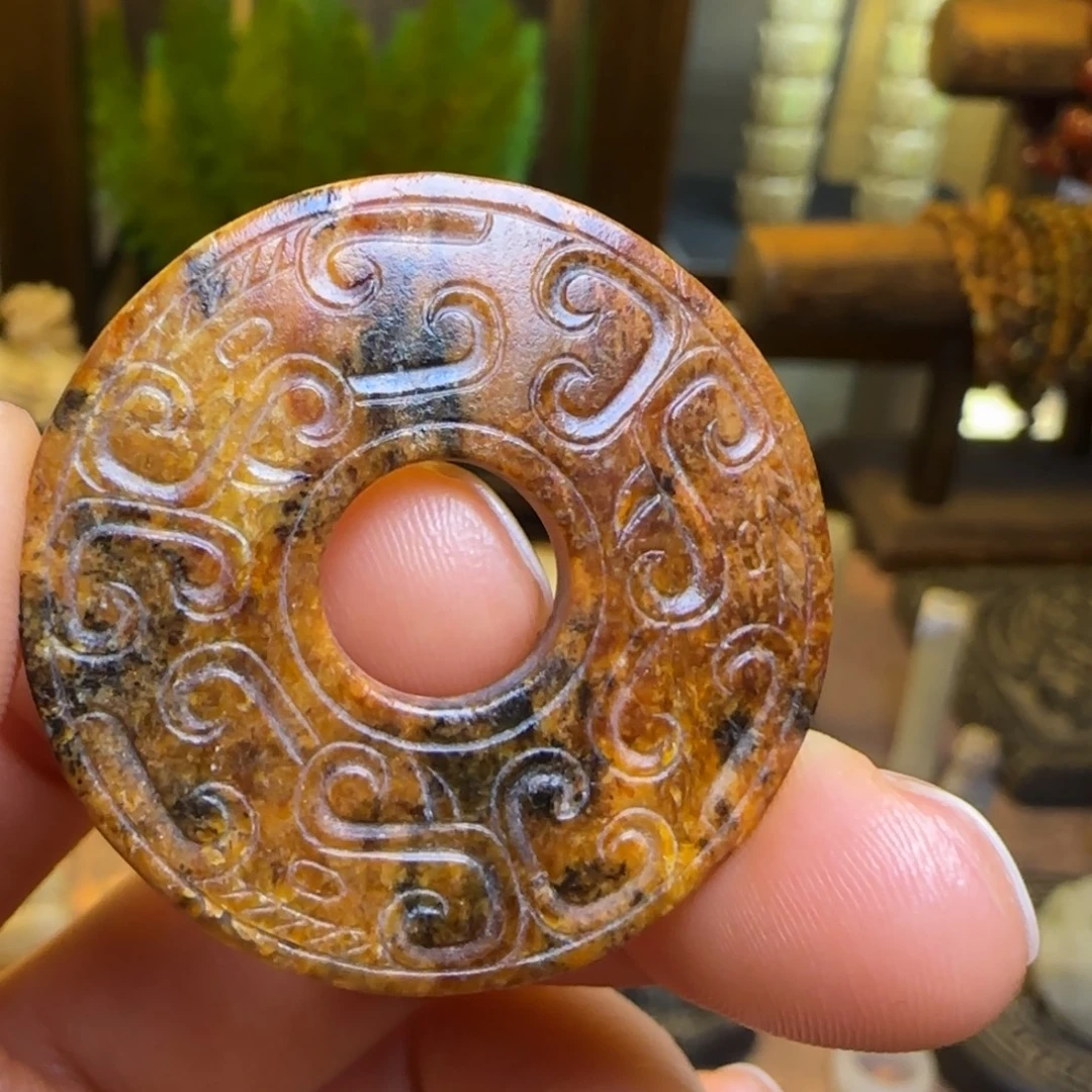 华***9和田玉（糖玉）未镶嵌颈饰