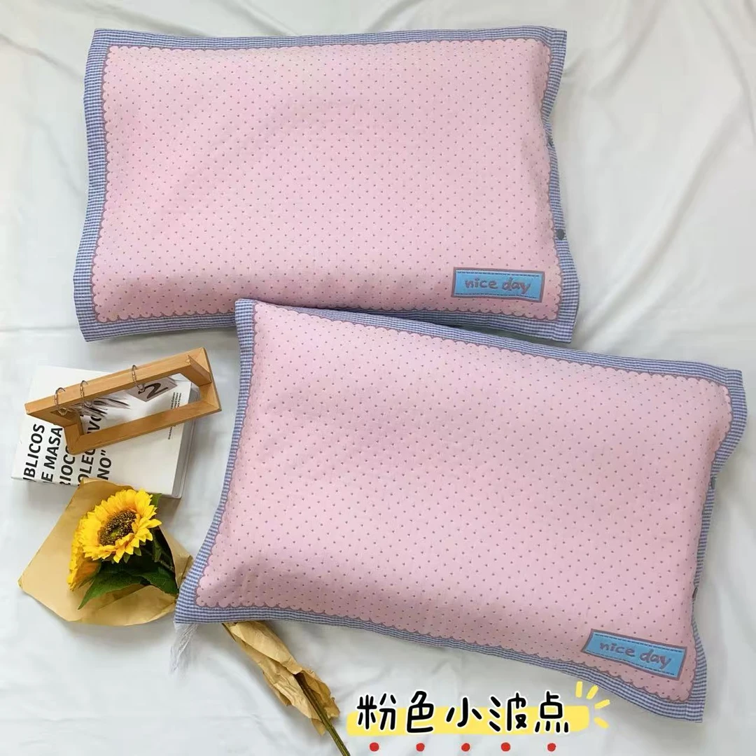 范范家【全棉枕套】四季可用加厚柔软舒适枕套一对（46X66）