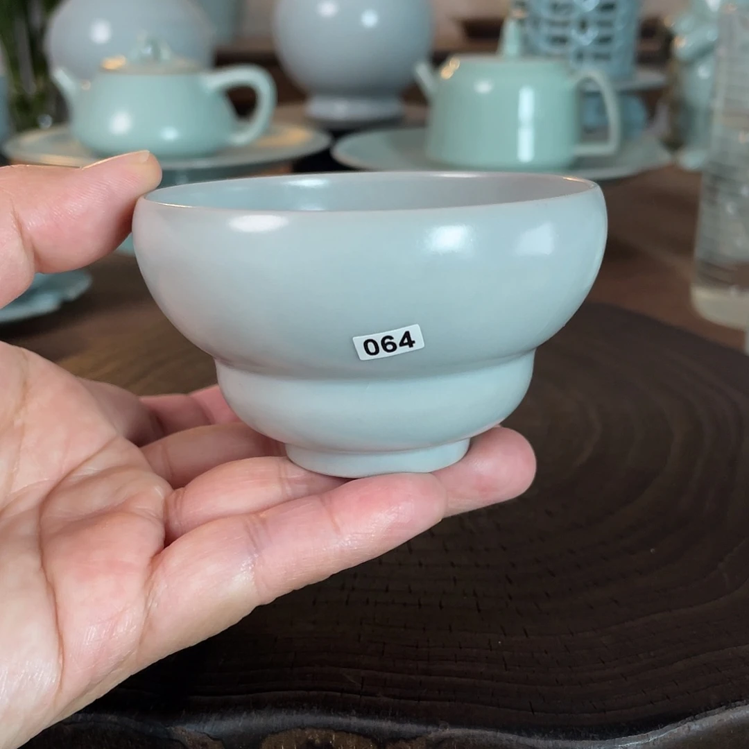 瓷微瑕简包064原矿汝瓷当代