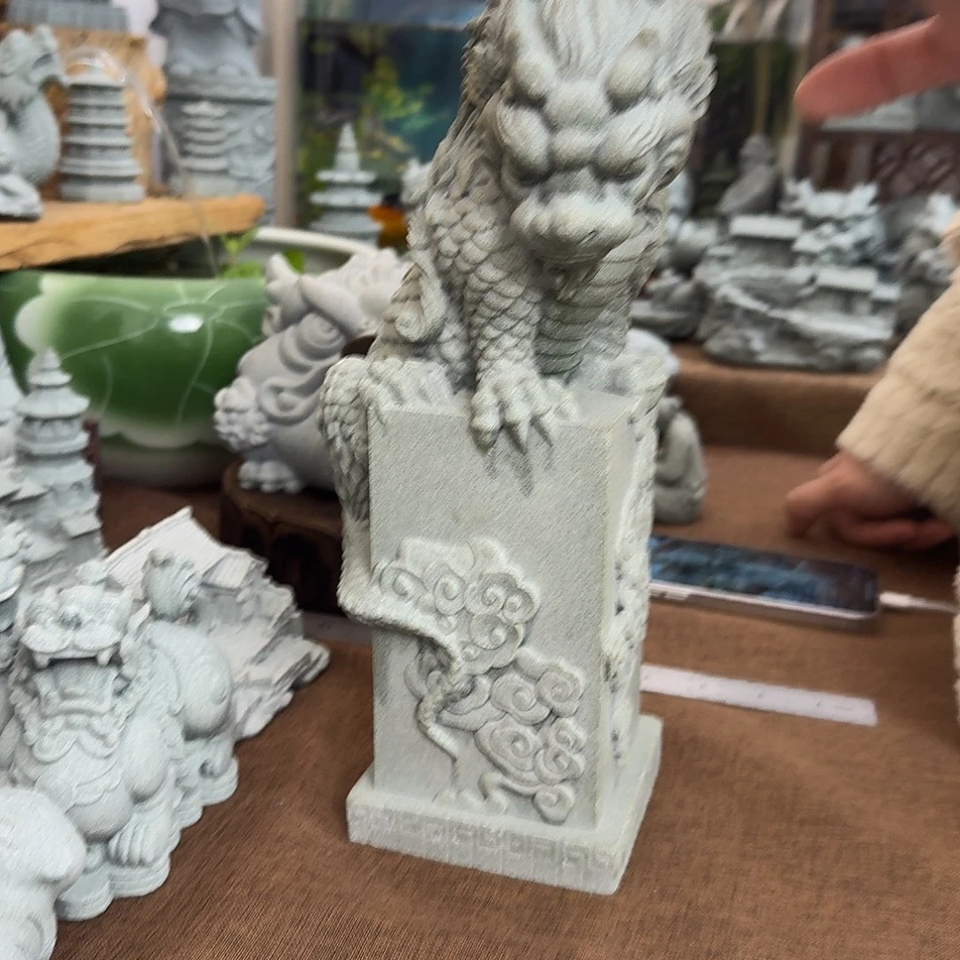石材青砂石镇水兽立柱