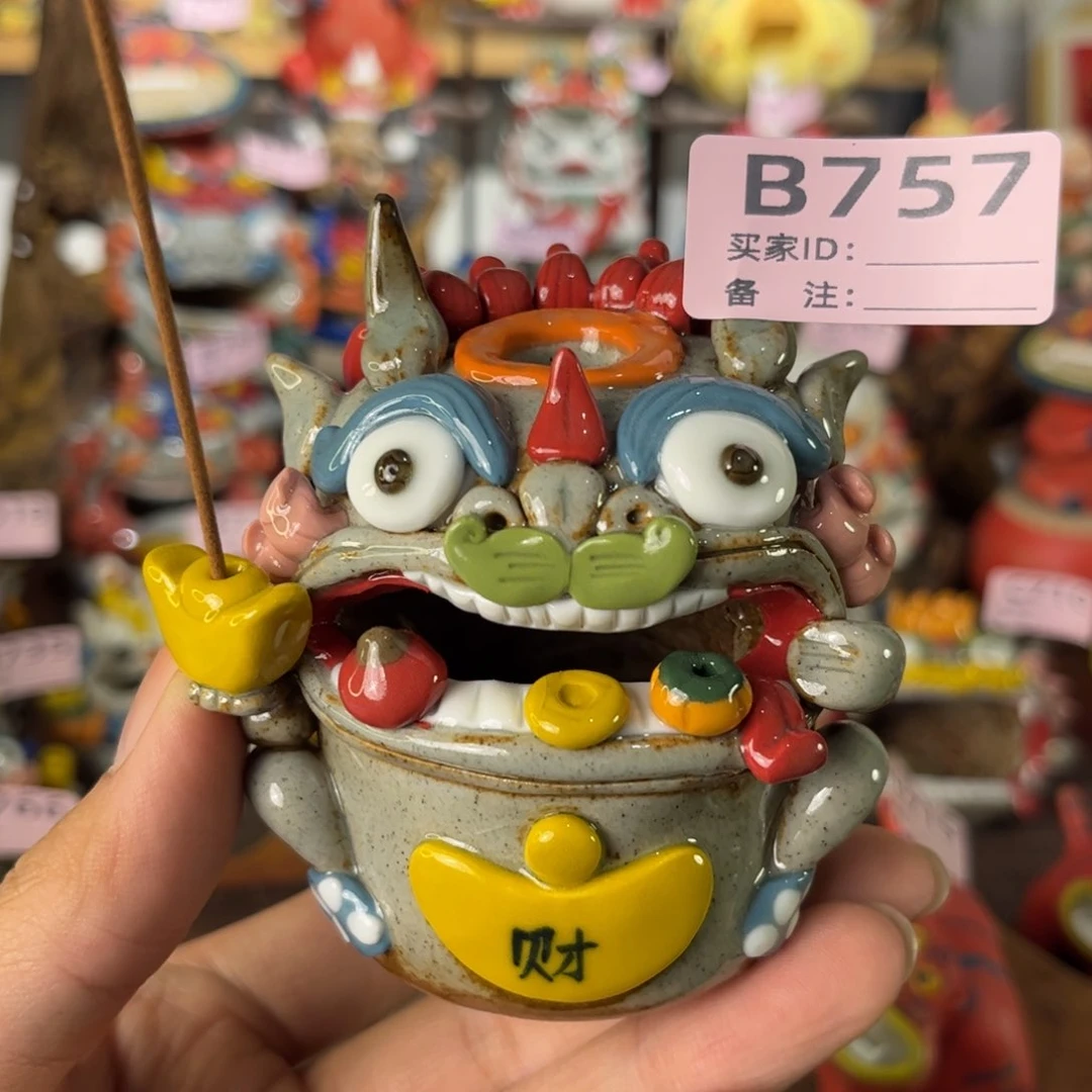 泥塑纯手工茶宠摆件