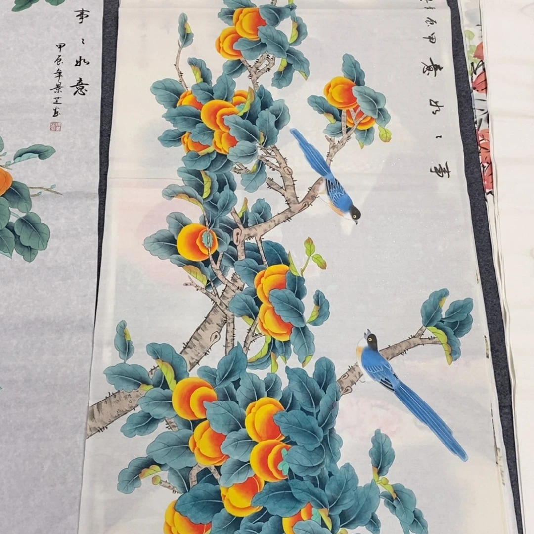 国画140✖️70工笔画画画画画画画画