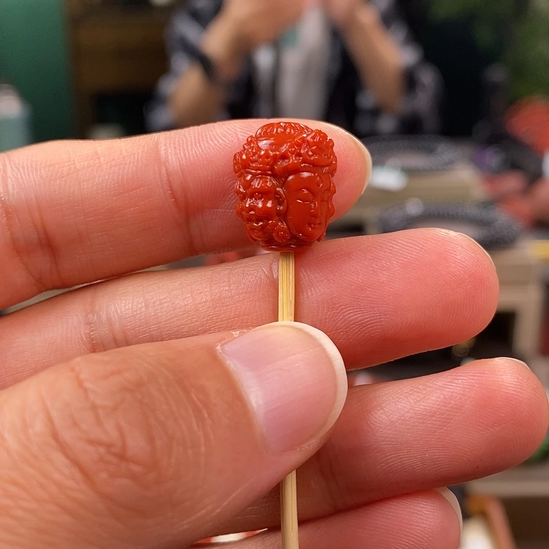 南红玛瑙未镶嵌手串卡12mm➕
