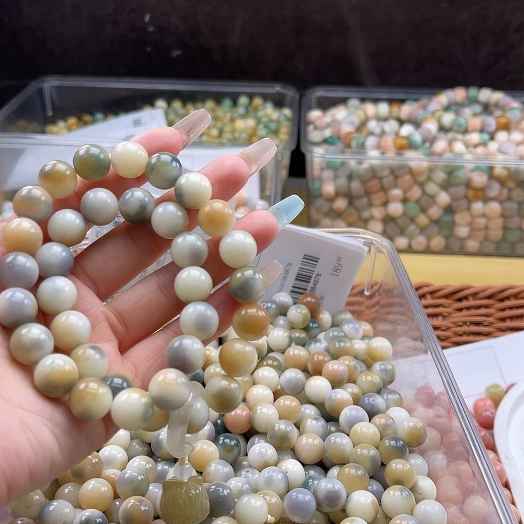 白玉菩提吊坠c12mm/100+20颗