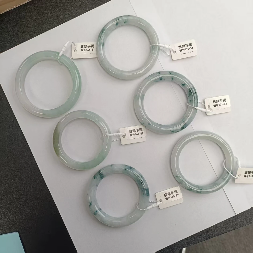 166-171翡翠手镯多样性发一