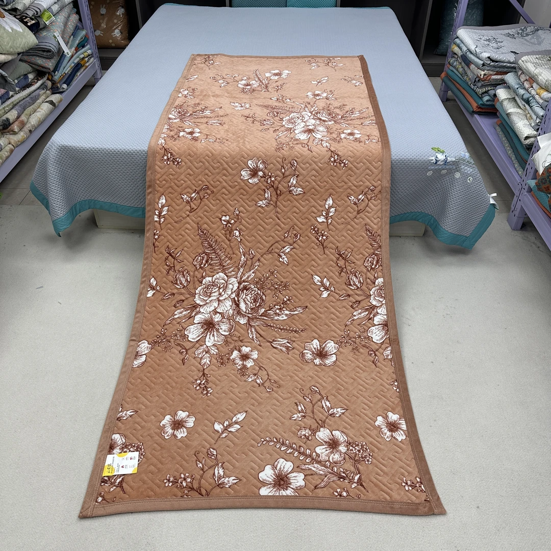 繁花朵朵90*220cm宝宝绒床盖加厚秋冬沙发垫学生宿舍床毯过冬神器