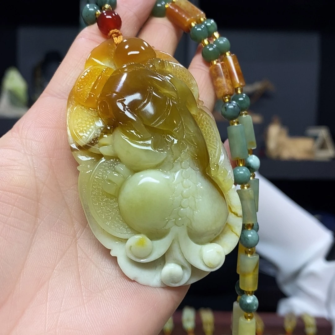 岫玉挂件吊坠未镶嵌