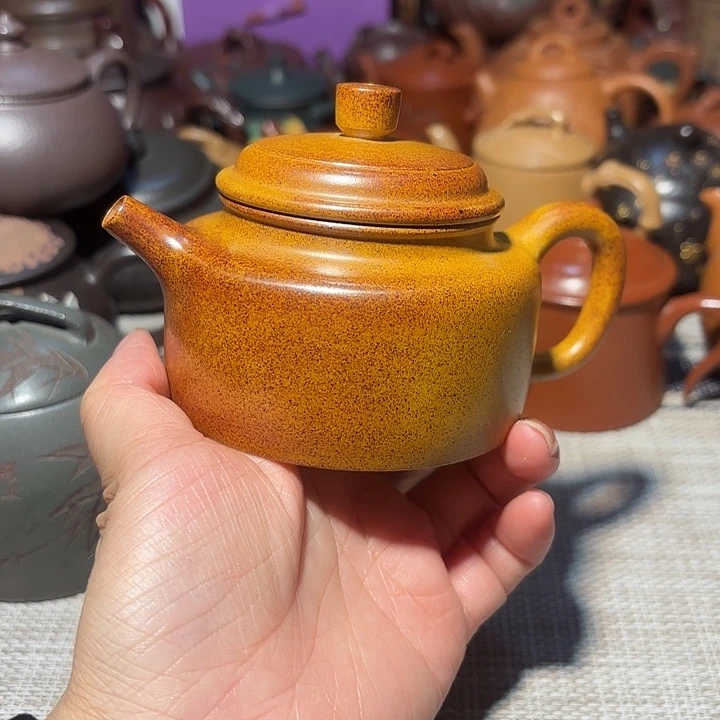 紫砂茶壶原矿宜兴紫砂微瑕