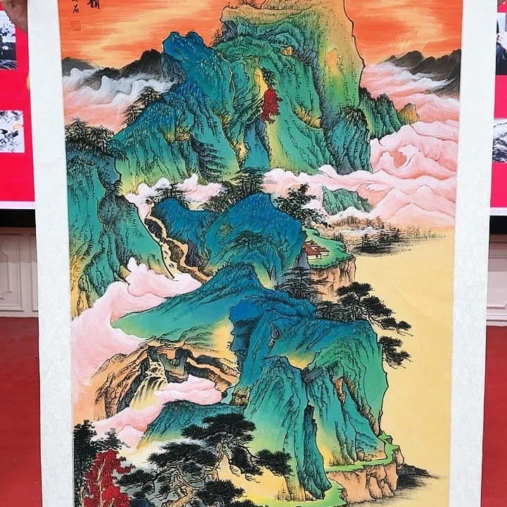 国画书法作品多次参加