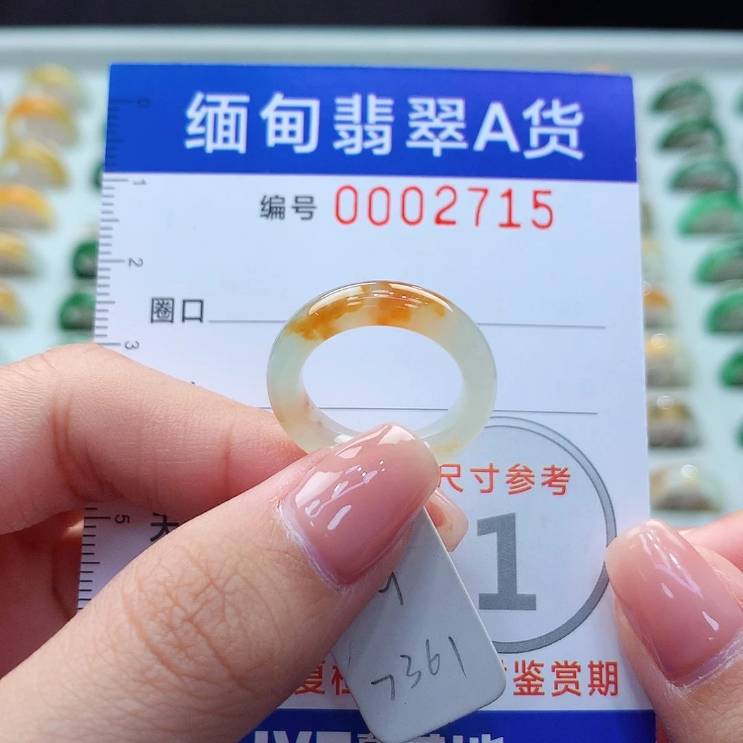 未镶嵌戒圈翡翠9号