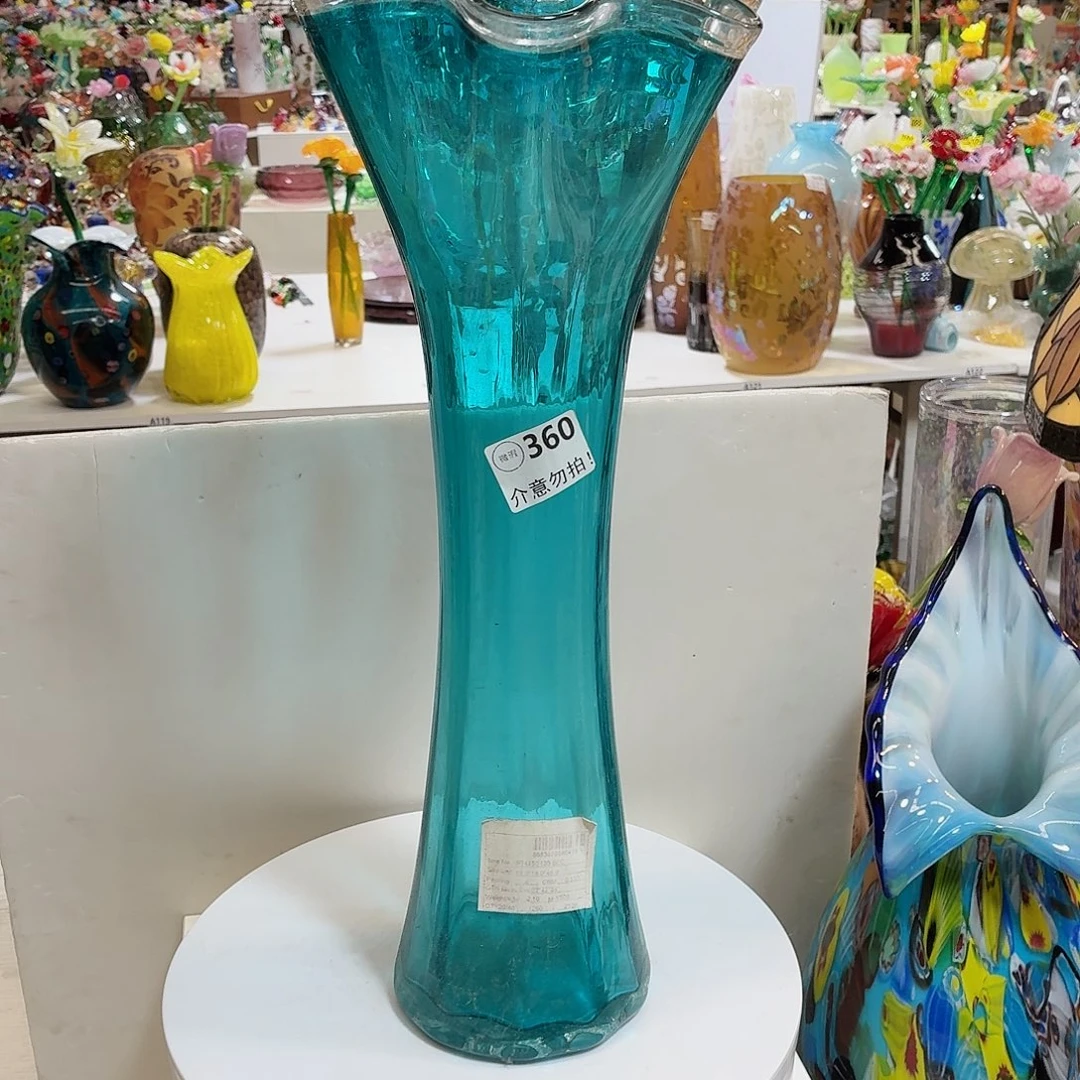 纳***宝琉璃花瓶纯手工微瑕