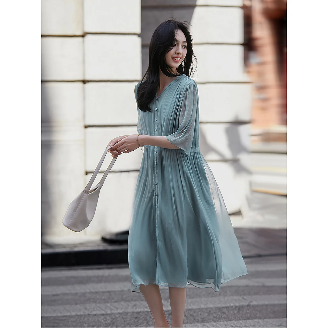 笑涵阁 云想霓裳｜铺锦列绣2025鼎级钜献连衣裙SQE780297MG