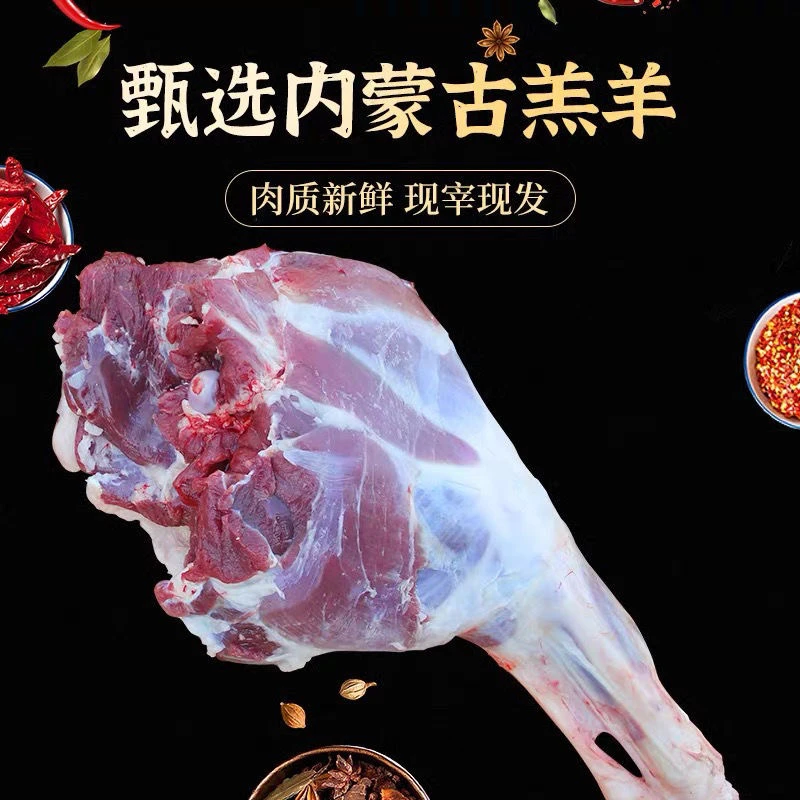 内蒙古原产地黑头羊