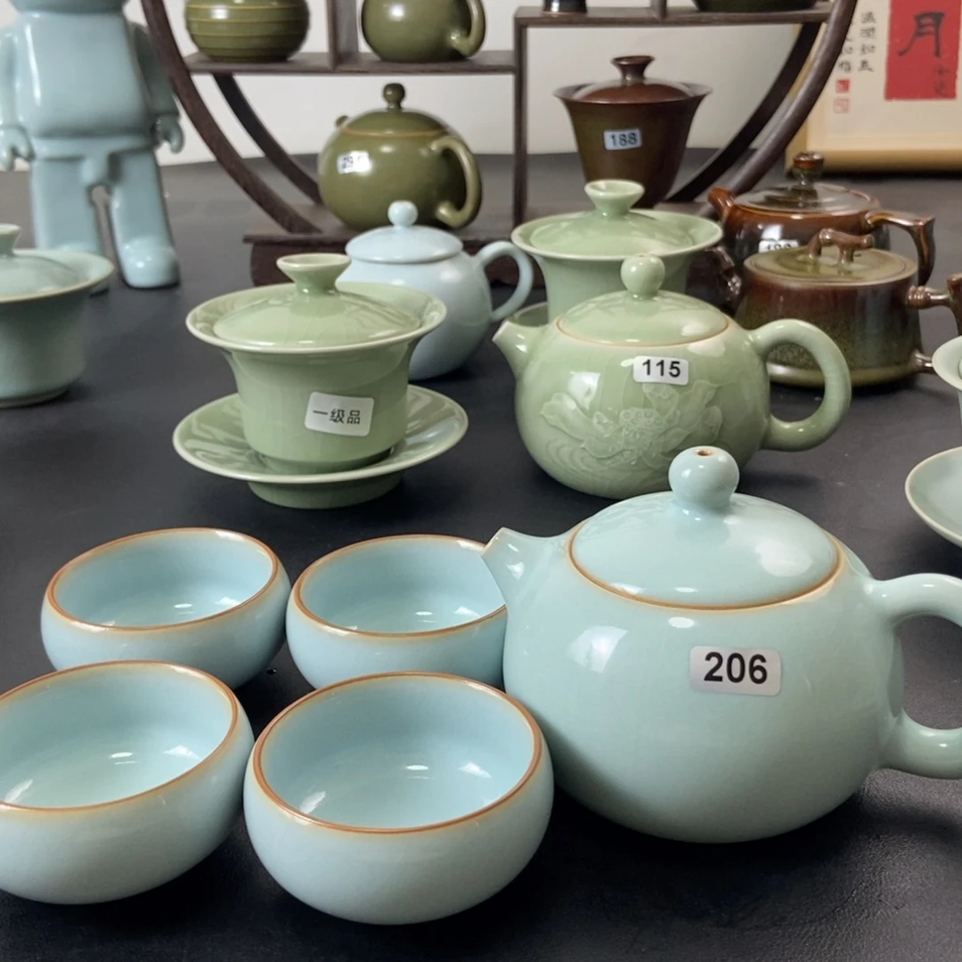 天青釉一壶四杯福利款