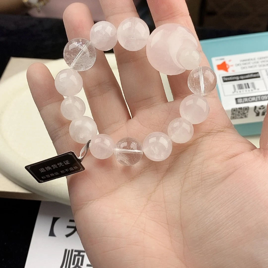 银S925镀金镶嵌手链水晶