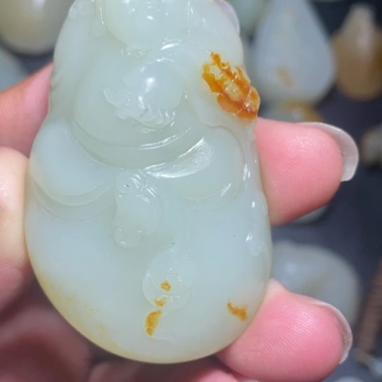 和田玉挂件未镶嵌欧**8