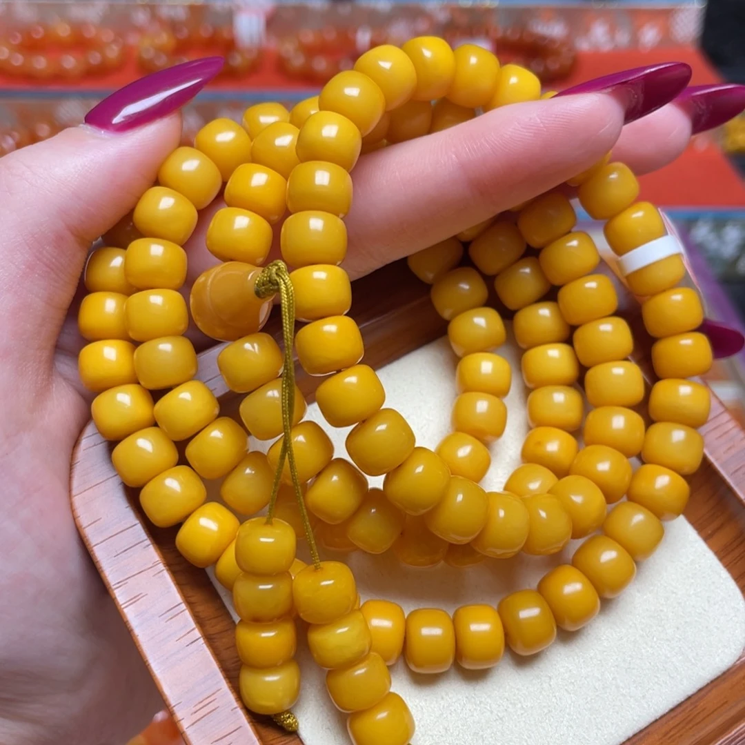 蜜蜡未镶嵌手链手串