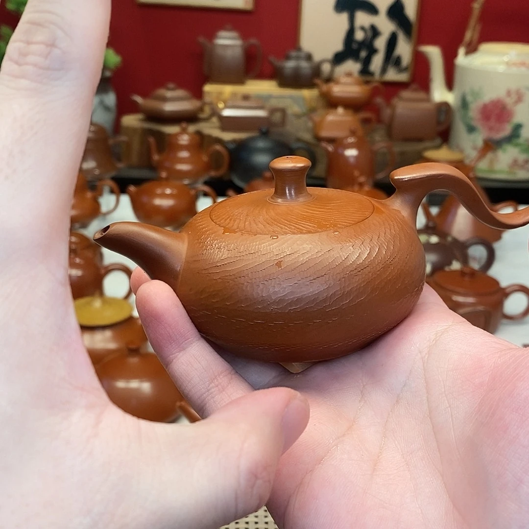紫砂茶壶潮州手拉壶手拉壶