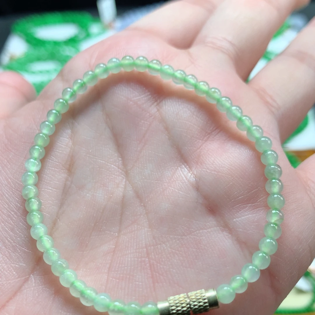 翡翠未镶嵌手链翡翠