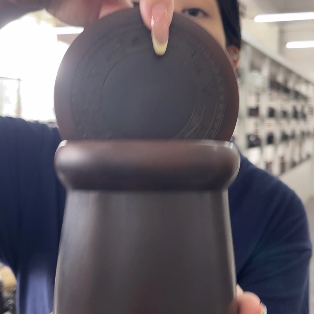 钦州坭兴陶茶叶罐二两装