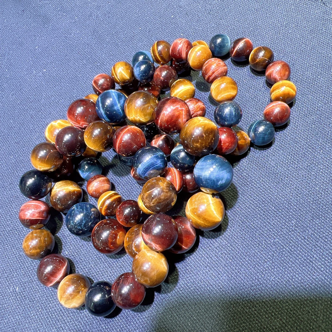 s375天然彩虎眼单圈手串  多样性发一件