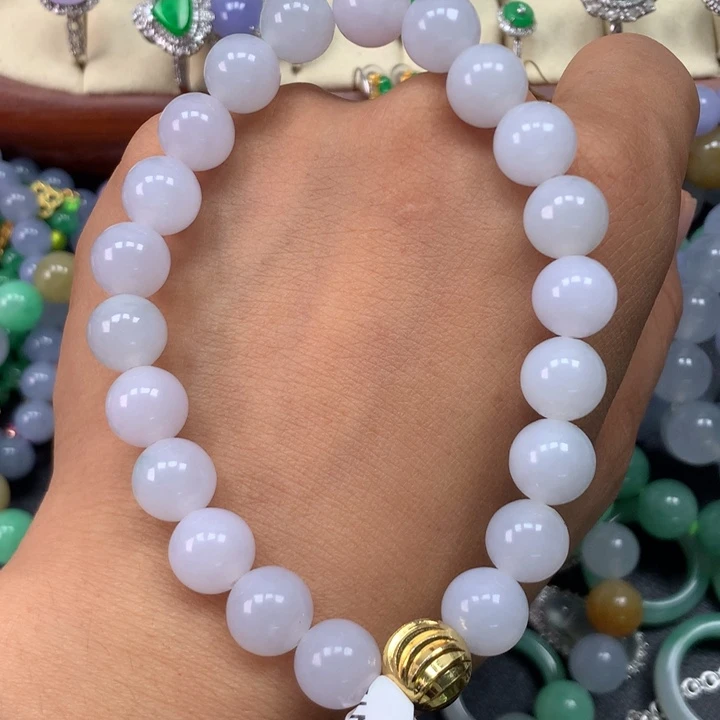 翡翠未镶嵌手链卡10