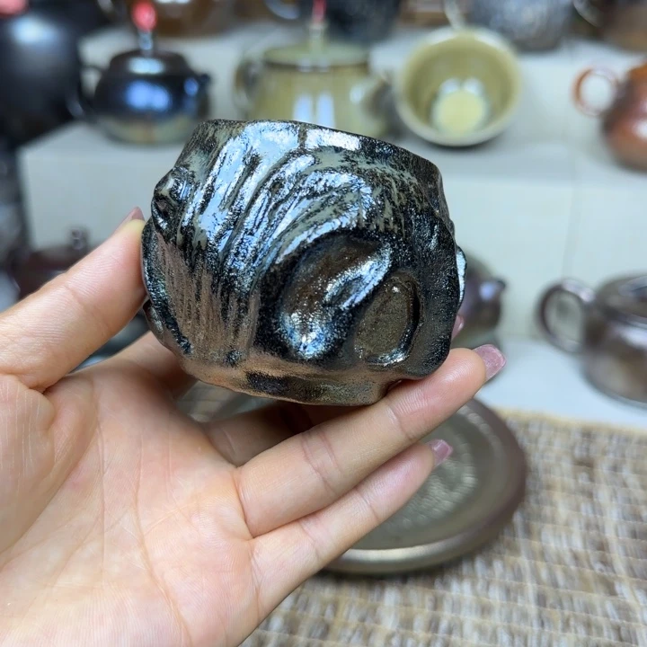 云南建水紫陶柴烧壶