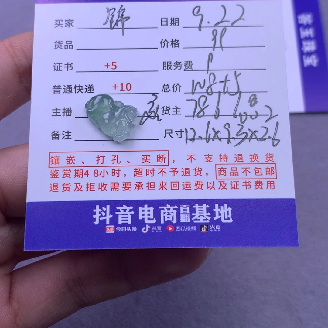 颈饰未镶嵌翡翠?**?