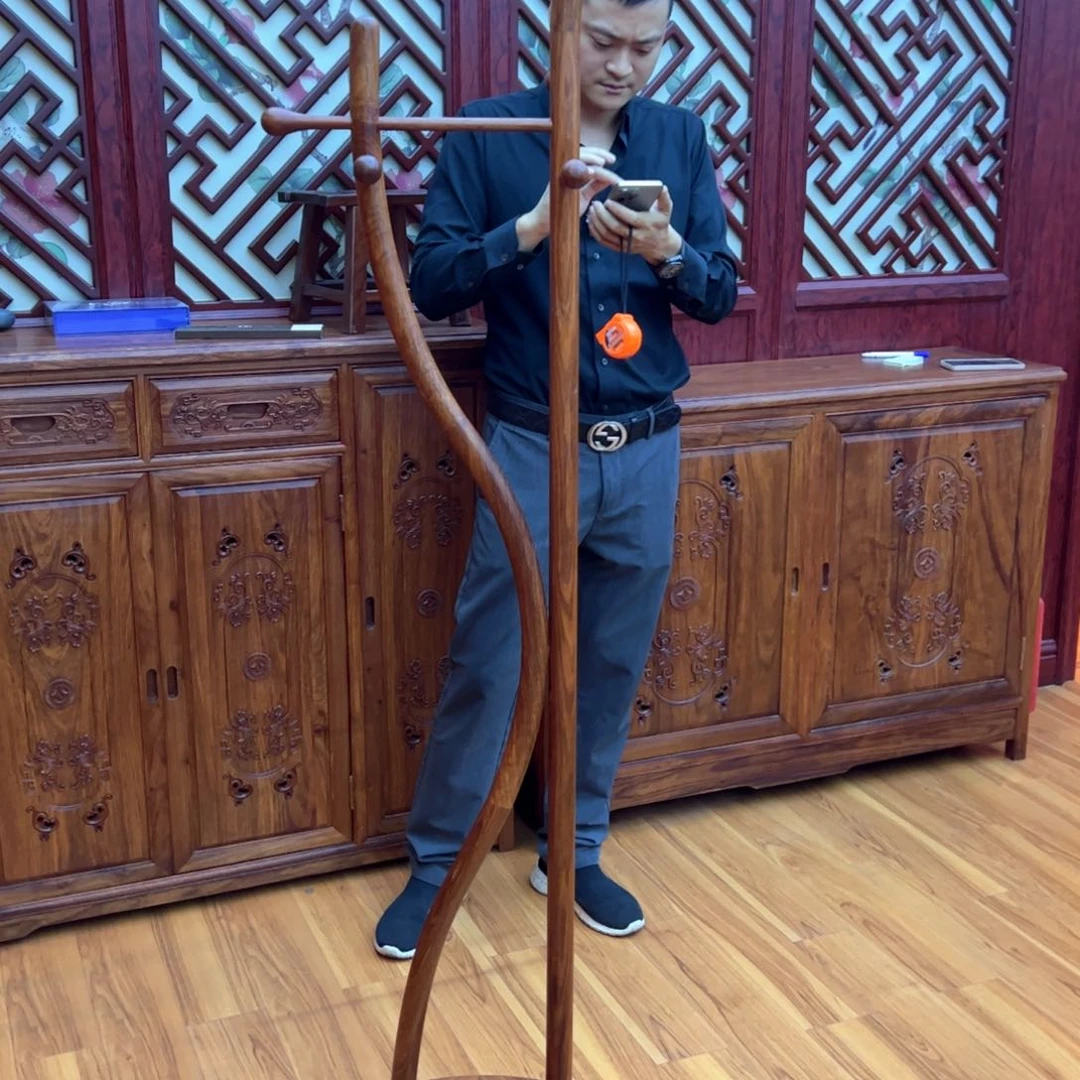 花梨木类架子凯*楼衣架